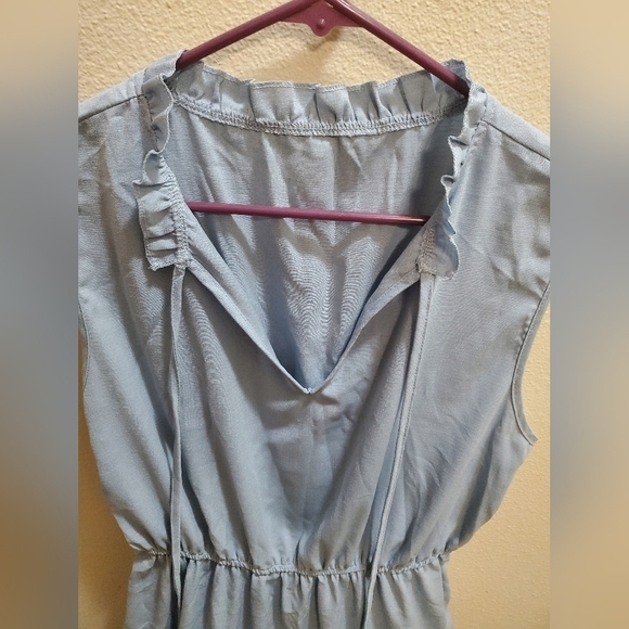 Solid Cupshe Light Blue Dress - Picture 2 of 7